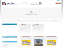Tablet Screenshot of new.archem.com.tr